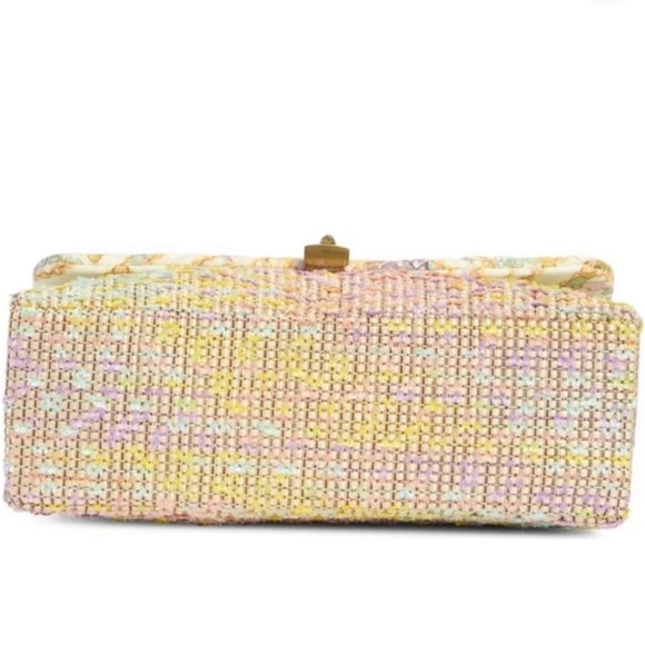 Kurt Geiger London Brixton Cream Comb Raffia Bag - Picture 6 of 6